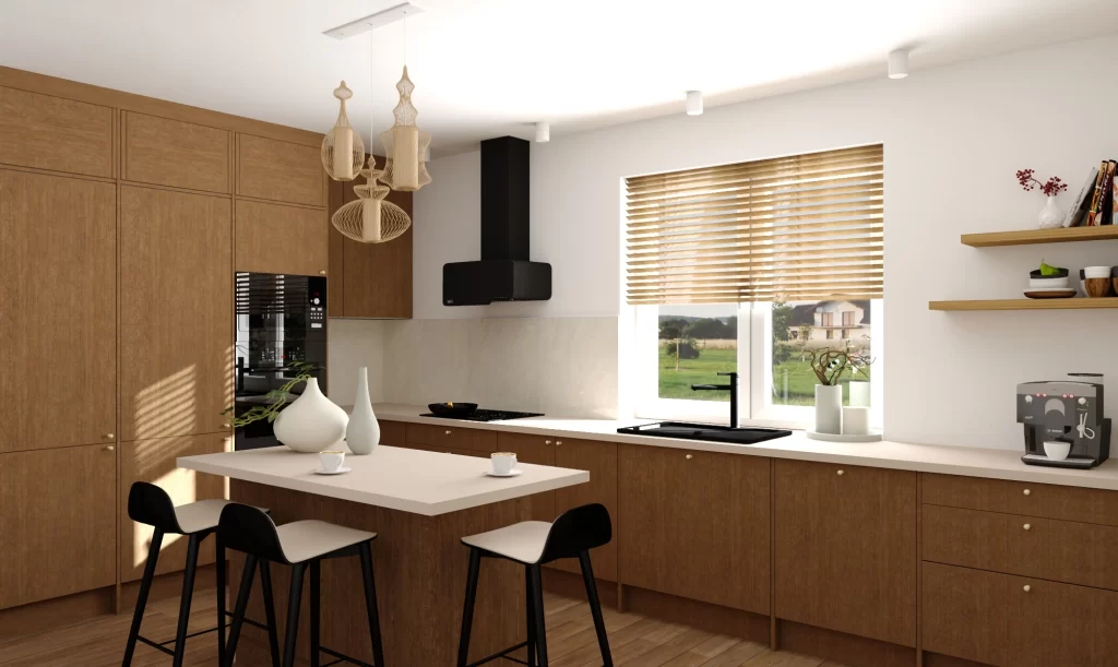 Nowoczesna tradycyjna kuchnia