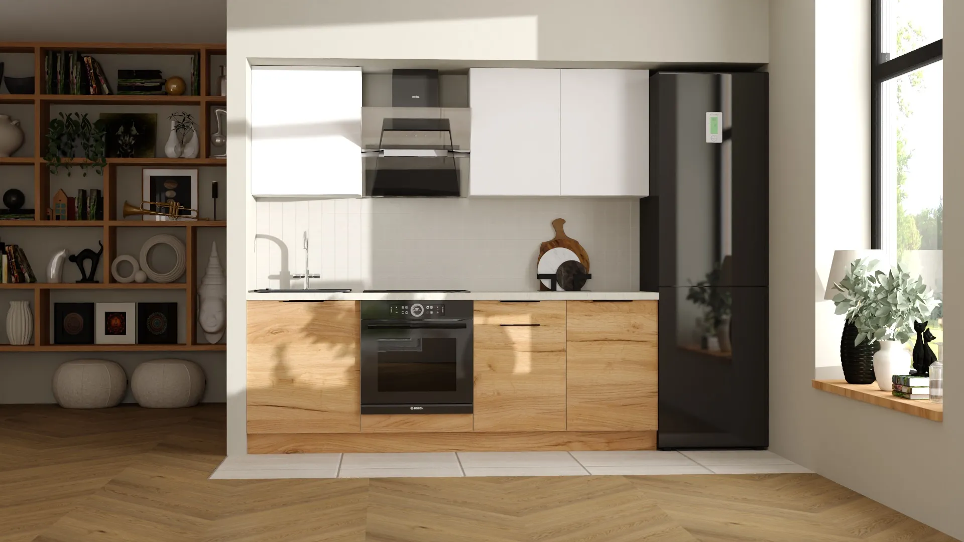 Zestaw mebli kuchennych <br>220 cm Nr 3 - obrazek 5