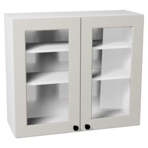 Szafka wisząca głęboka  BWW80/71 - witryna - KamMono