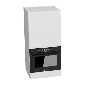 Słupek NWPKD... .1SS/71 nad zmywarkę/pralkę - 45,60 cm - piekarnik kompaktowy, szuflada Slim - Kammono