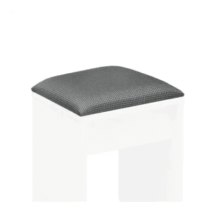 Siedzisko taboretu szara ekoskóra lub pepitka - Kam