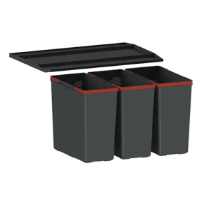 Kosze do segregacji śmieci 3x14l - Kam