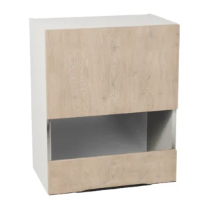 Szafka wisząca głęboka BWW... .1/61 - szer. 40-60 cm - witryna - KamMono