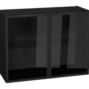 Szafka wisząca głęboka BWWAR80/61 - witryna alu - KamMono