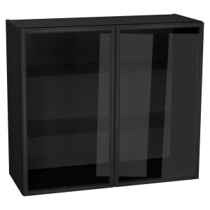 Szafka wisząca głęboka BWWAR80/71 - witryna alu - KamMono