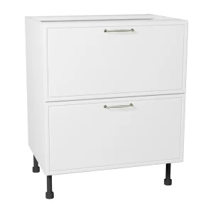 Szafka dolna BDST../2PŁ – szer. 60-90 cm – 2 szuflady Blum – głęboka KamMono