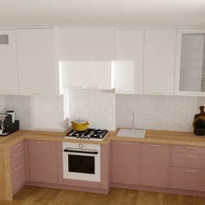 Projekt indywidualny - F10 różowy + Biały