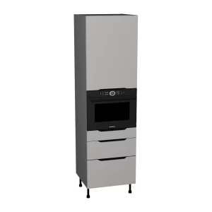 Słupek SDPK60SS3 - piekarnik kompaktowy w zabudowie - 3 szuflady Slim - KamMono
