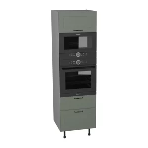 Słupek SPM60SS2 - zabudowa piekarnika i mikrofali - 2 szuflady Slim - KamMono