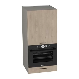 Słupek NWPKD... .1ST/61 - 45,60 -nad zmywarkę/pralkę - piekarnik kompaktowy - szuflada Blum - Kammono