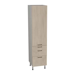 Słupek SD...SS3- szer. 40-60 cm - 3 szuflady Slim - KamMono