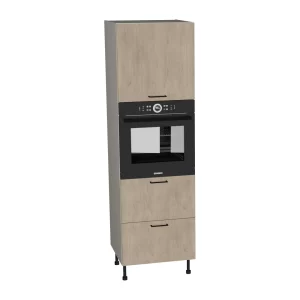 Słupek SDP60SS2 - zabudowa piekarnika - 2 szuflady Slim - KamMono