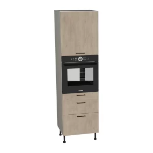 Słupek SDP60SS3/71 - piekarnik w zabudowie - 3 szuflady slim - KamMono