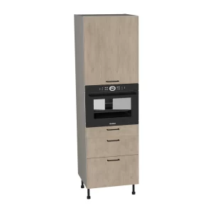 Słupek SDPK60SS3 - piekarnik kompaktowy w zabudowie - 3 szuflady Slim - KamMono