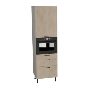 Słupek SDPK60SS3/71 - piekarnik kompaktowy w zabudowie - 3 szuflady Slim - KamMono