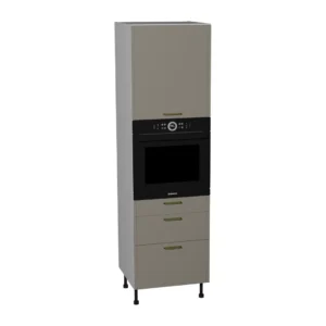 Słupek SDP60SS3 - piekarnik w zabudowie - 3 szuflady Slim - KamMono