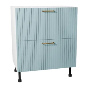 Szafka dolna BDSS../2PŁ – szer. 60-90 cm – 2 szuflady Slim cichy domyk – głęboka KamMono