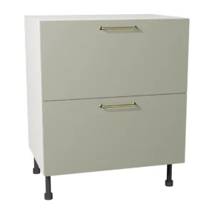 Szafka dolna BDSS../2PŁ – szer. 60-90 cm – 2 szuflady Slim cichy domyk – głęboka KamMono