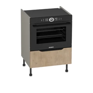 Szafka dolna DPK60 - piekarnik kompaktowy 60 cm z szufladą Metalbox