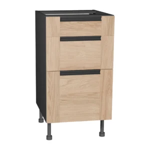 Szafka dolna DS…/3 – szer. 30- 60 cm szuflady Metalbox soft close KamMono