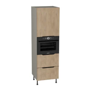 Słupek SDPK60SS2 - zabudowa piekarnika kompaktowego- 2 szuflady Slim - KamMono