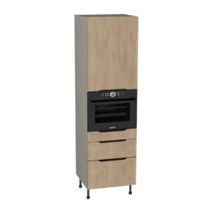 Słupek SDPK60SS3/71 - piekarnik kompaktowy w zabudowie - 3 szuflady Slim - KamMono