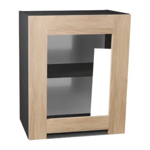 Szafka wisząca głęboka BWW... .1/61 - szer. 40-60 cm - witryna - KamMono