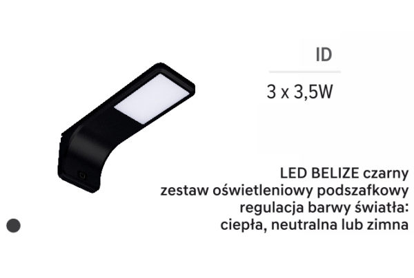 Zestaw oświetleniowy Belize 3×3,5W