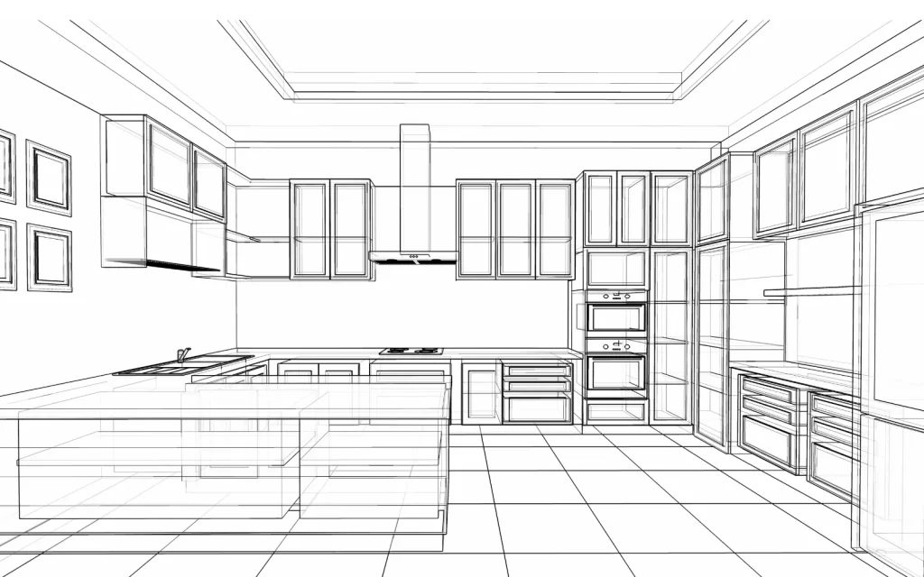 Szkic - błędy w projektowaniu kuchni
