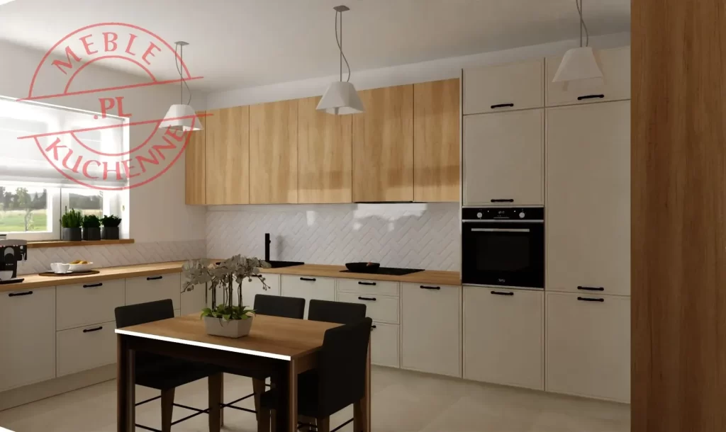 Drewniane szafki wiszące