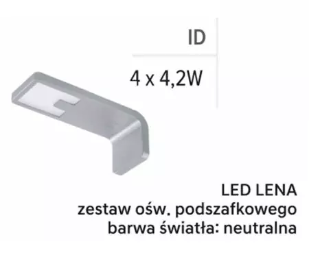 Zestaw oświetleniowy Lena 3×4,2W
